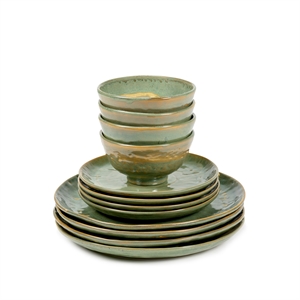 Serax Pure Starter-Set, 12-teilig, Meeresgrün