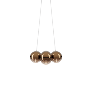 Lodes Random Cloud 7 Kronleuchter Ø23 2700K Glänzende Bronze/ Glas