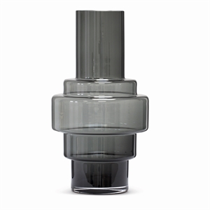 Ro Collection Hurricane Nr. 45 Vase/Kerzenständer, Grau