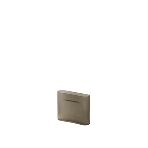 Muuto Ridge Vase H16,5 Taupe/ Mattiert