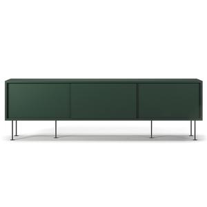Decotique Vogue TV-Bank mit Beinen 180 Grün/ Schwarz