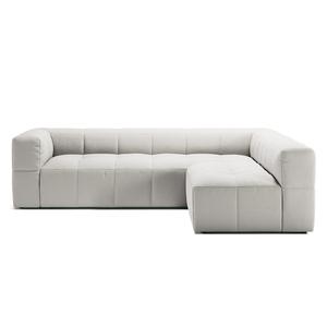 Decotique Mure 3-Sitzer Sofa mit Offenem Ende Rechts Steam/ Weiß