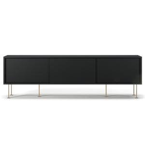 Decotique Vogue TV-Bank mit Beinen 180 Anthrazitgrau/ Messing