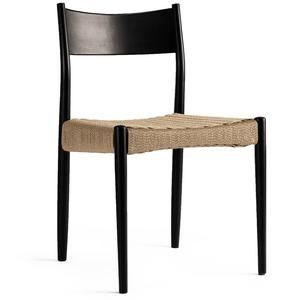 Decotique Bond Esszimmerstuhl, schwarz gebeizte Buche