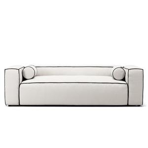 Decotique Grand Hue 2-Sitzer Sofa Steam/ Weiß/Graphitgrau