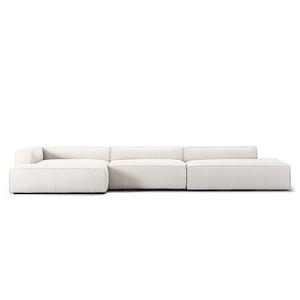 Decotique Grand 5-Sitzer Sofa Open End Rechts Steam/ Weiß