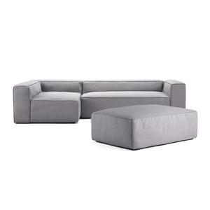 Decotique Grand 4-Sitzer Sofa Divan Open End mit Fußhocker Links Sandschale/ Beige