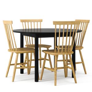 Department Wood Esstisch Schwarz/Eiche