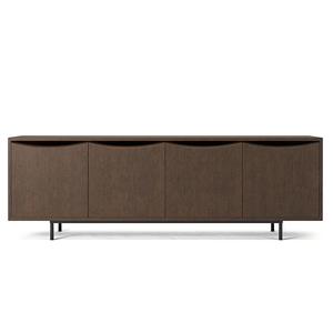 Decotique Sand TV-Bank, Dunkle Eiche