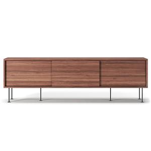 Decotique Vogue TV-Bank mit Beinen 180 Walnuss/ Schwarz
