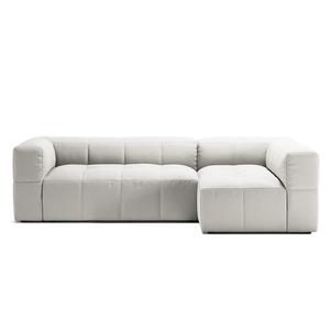 Decotique Mure 3-Sitzer Sofa mit Diwan Rechts Steam/ Weiß