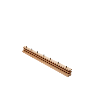 Fritz Hansen Skagerak Kollektion Cutter Garderobenständer 100 cm Eiche/Edelstahl