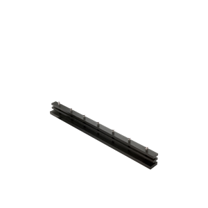 Fritz Hansen Skagerak Kollektion Cutter Garderobenständer 100 cm Schwarz Eiche/Edelstahl