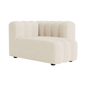 NORR11 Studio Lounge Kleine Kurze Armlehne für Sofa Links Barnum 24