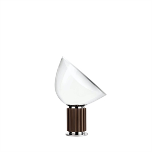 Flos Taccia LED Tischlampe Bronze mit Glas