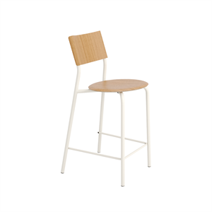 TipToe SSD Barhocker 65 cm Eiche/Cremeweiß
