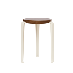 TipToe LOU Hocker Eiche gebeizt/Cremeweiß