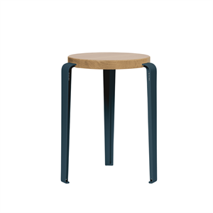 TipToe LOU Hocker Eiche/Mitternachtsblau