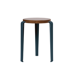 TipToe LOU Hocker Eiche gebeizt/Mitternachtsblau