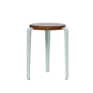 TipToe LOU Hocker Eiche gebeizt/Hellblau