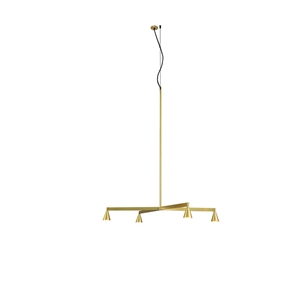 Trizo 21 Austere Chandelier X 25 Messing