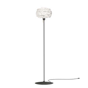 Stehlampe Eos Stehleuchte Mini Weiß mit Beinen in Schwarz
