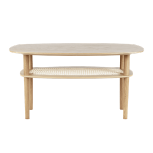 Umage Together Sleek Rechteckiger Couchtisch, Hohe Eiche