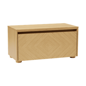 Umage Hideaway Grid Schrank mit Tür und Regal, Eiche