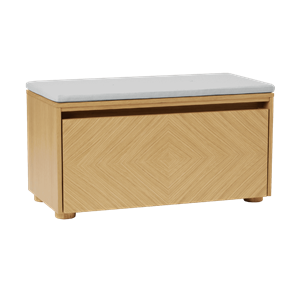 Umage Hideaway Grid Schrank mit Tür und Regal Eiche/Sterling