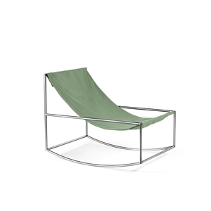 Valerie Object Schaukelsessel Edelstahl/ Grün