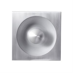 Verner Panton Spiegel Wandlampe/ Deckenleuchte Aus Gebürstet Aluminium