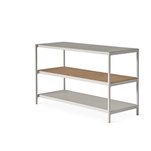 Vipp 741 Freiluft-Küchenmodul Groß Aluminium/ Teak