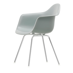 Vitra Eames Plastic DAX Esszimmerstuhl mit Armlehne Hellgrau