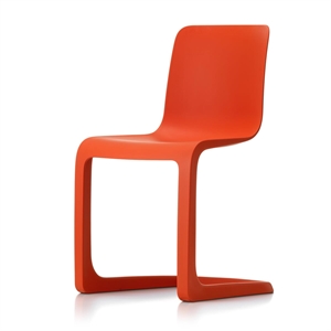 Vitra EVO-C Esszimmerstuhl Mohnrot