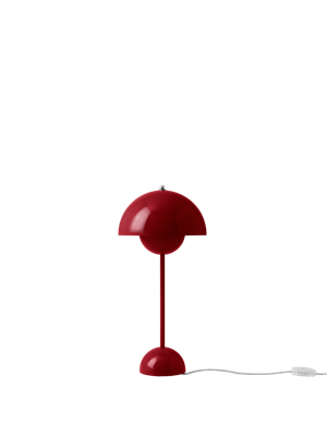 &Tradition Flowerpot VP3 Tischlampe Zinnoberrot