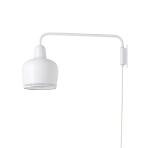 artek A330S Goldene Wandlampe Weiß