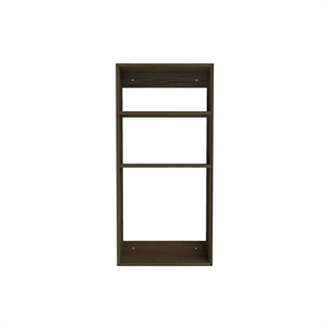 We Do Wood Drei-Quadrat-Regal aus geräucherter Eiche